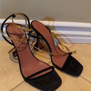 NEW AND NEVER WORN Amina Muaddi Heels